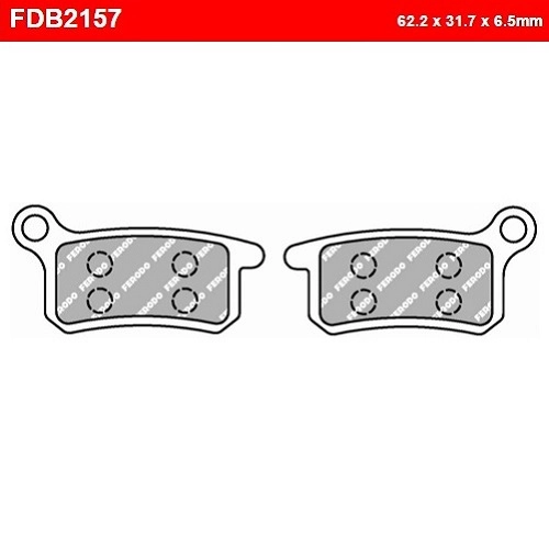 Колодки гальмівні Ferodo FDB2157SG
