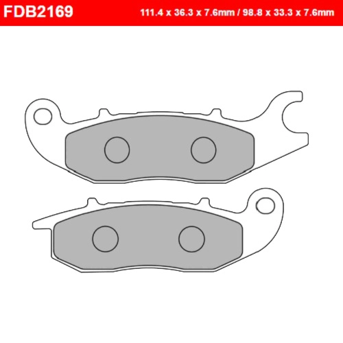Колодки гальмівні Ferodo FDB2176SG