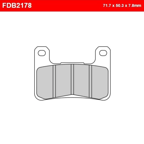 Колодки гальмівні Ferodo FDB2178ST
