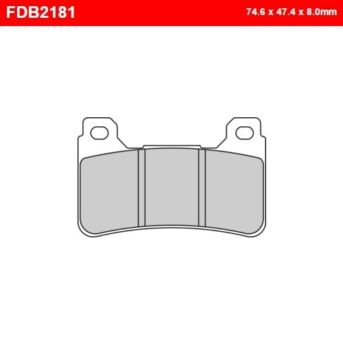 Колодки гальмівні Ferodo FDB2181XRAC