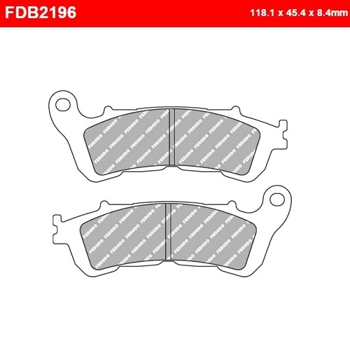 Колодки гальмівні Ferodo FDB2196ST
