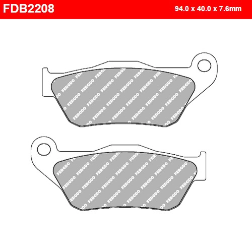 Колодки гальмівні Ferodo FDB2208EF