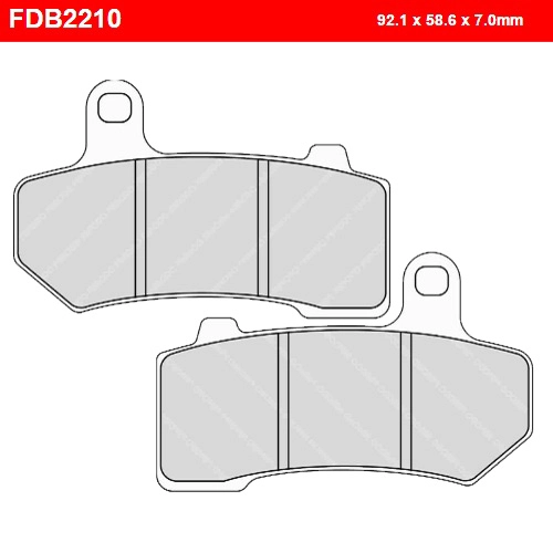 Колодки гальмівні Ferodo FDB2210ST