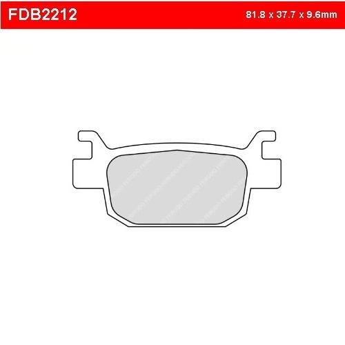 Колодки гальмівні Ferodo FDB2212EF