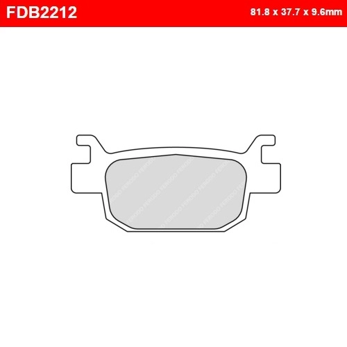 Колодки гальмівні Ferodo FDB2212ST