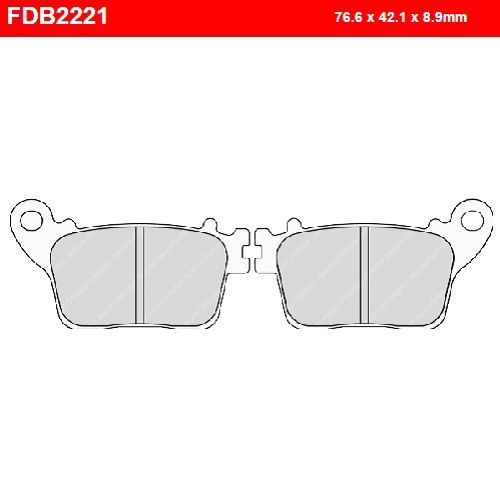 Колодки гальмівні Ferodo FDB2221P