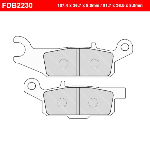 Колодки гальмівні Ferodo FDB2230SG