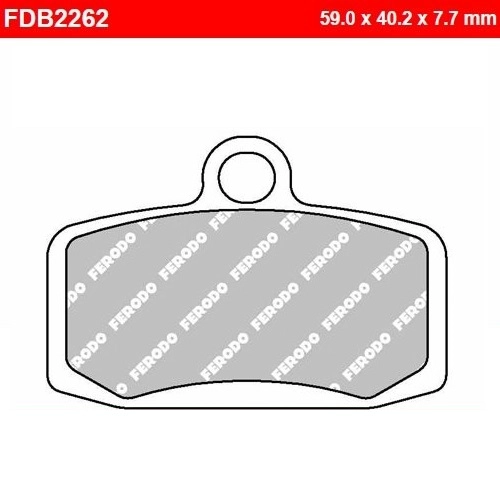 Колодки гальмівні Ferodo FDB2263SG