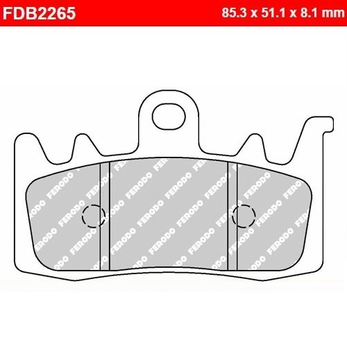 Колодки гальмівні Ferodo FDB2265ST