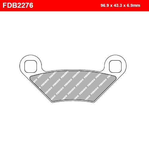 Колодки гальмівні Ferodo FDB2276SG