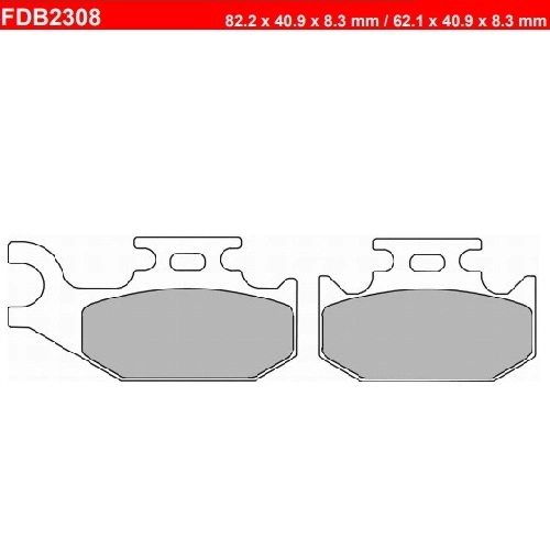 Колодки гальмівні Ferodo FDB2308SG