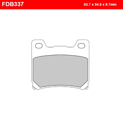 Колодки гальмівні Ferodo FDB337P