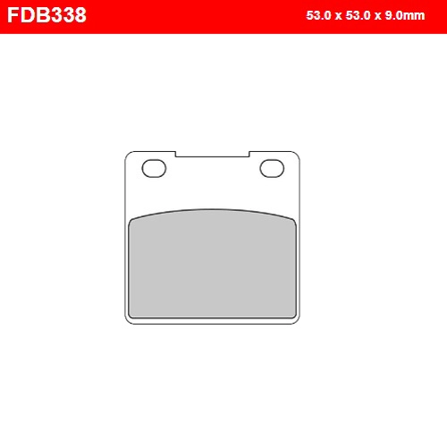 Колодки гальмівні Ferodo FDB338P