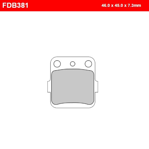 Колодки гальмівні Ferodo FDB381SG