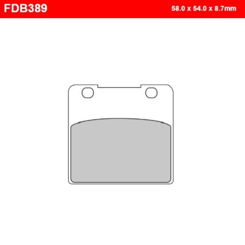 Колодки гальмівні Ferodo FDB389P