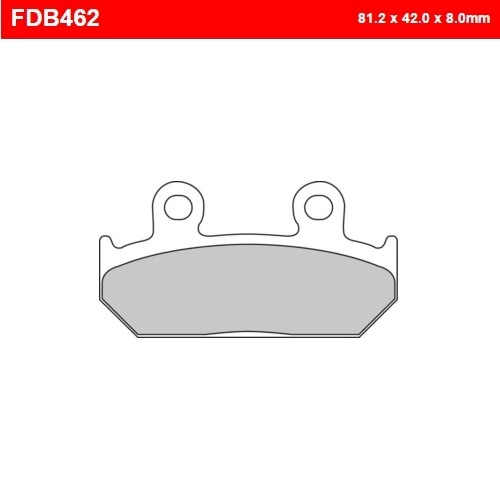 Колодки гальмівні Ferodo FDB462P