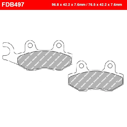 Колодки гальмівні Ferodo FDB497EF