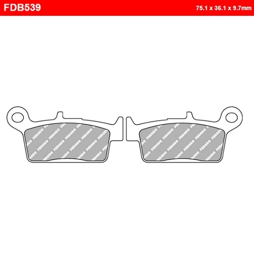 Колодки гальмівні Ferodo FDB539P