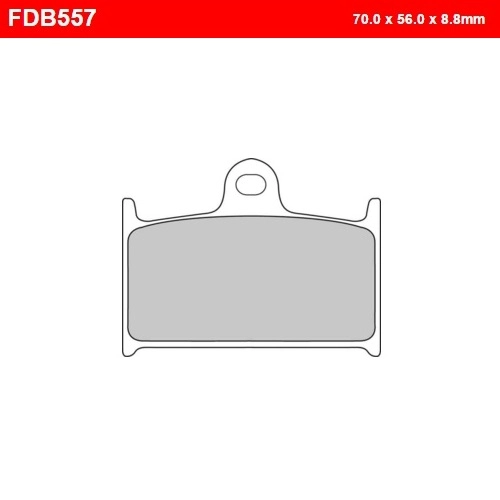 Колодки гальмівні Ferodo FDB557ST