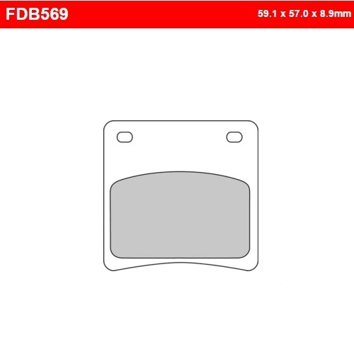 Колодки гальмівні Ferodo FDB569P
