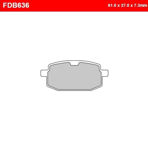 Колодки гальмівні Ferodo FDB636P