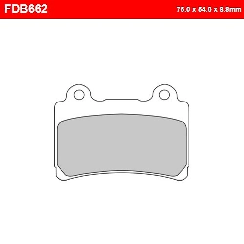 Колодки гальмівні Ferodo FDB662P