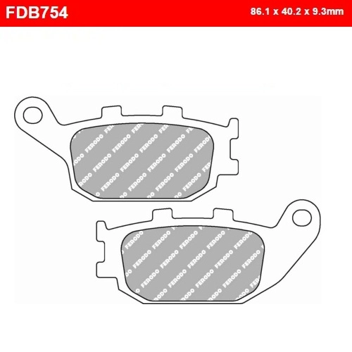 Колодки гальмівні Ferodo FDB754P