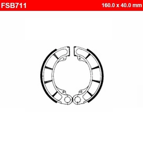 Колодки тормозные Ferodo FSB711
