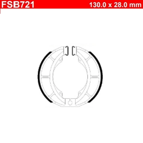 Колодки гальмівні Ferodo FSB721A