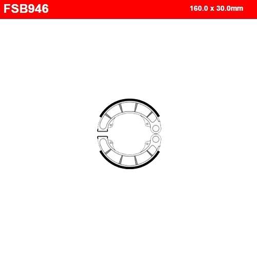 Колодки гальмівні Ferodo FSB946
