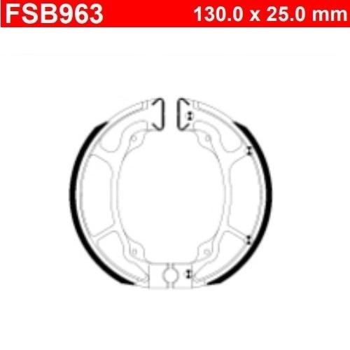 Колодки гальмівні Ferodo FSB963A