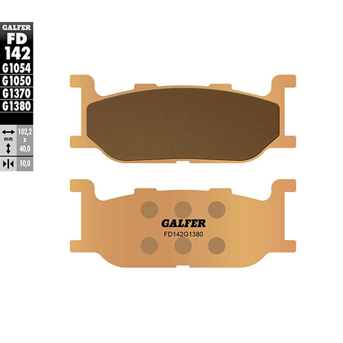 Колодки гальмівні Galfer FD142G1380