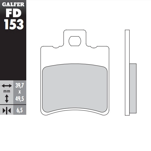 Колодки гальмівні Galfer FD153G1050