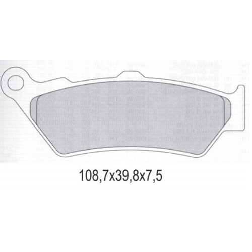 Колодки тормозные Galfer FD172G1054