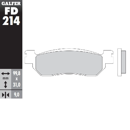 Колодки гальмівні Galfer FD214G1054