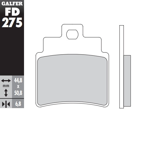 Колодки гальмівні Galfer FD275G1054