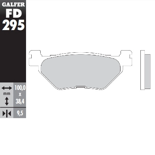 Колодки гальмівні Galfer FD295G1371