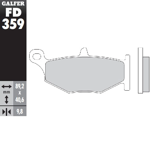 Колодки гальмівні Galfer FD359G1054