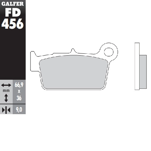 Колодки гальмівні Galfer FD456G1054