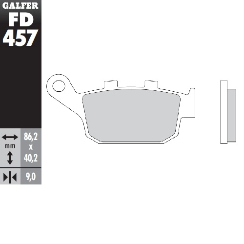 Колодки гальмівні Galfer FD457G1054