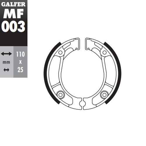 Колодки гальмівні Galfer MF003G2165