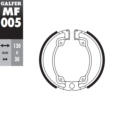 Колодки гальмівні Galfer MF005G2165