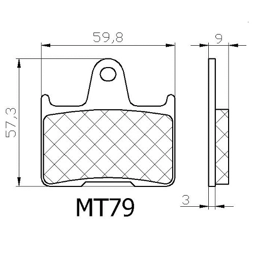 Колодки гальмівні Makland MT-079
