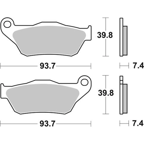 Колодки гальмівні SBS 194CT