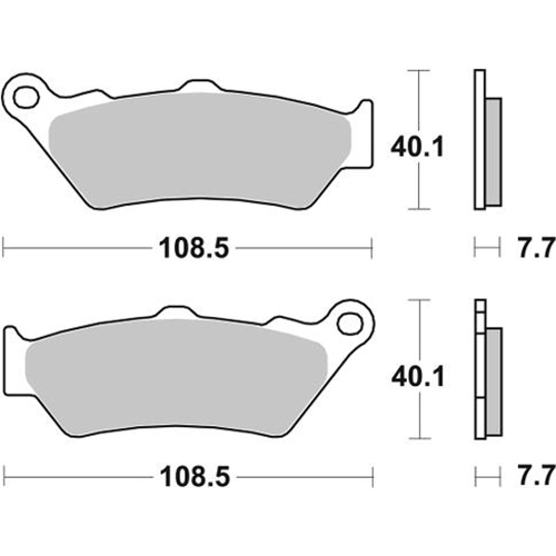 Колодки гальмівні SBS 674RSI