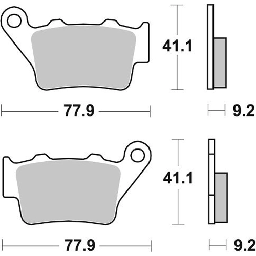 Колодки гальмівні SBS 675RSI