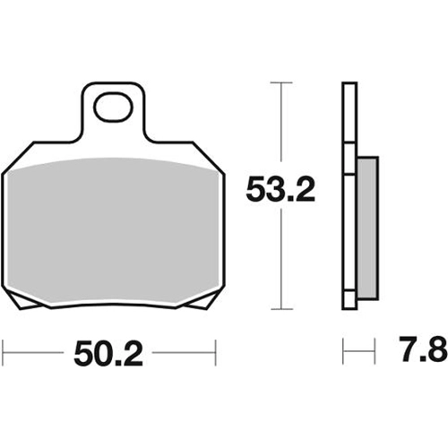 Колодки гальмівні SBS 730HF