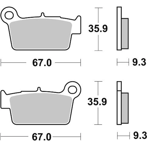 Колодки гальмівні SBS 790RSI