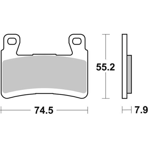 Колодки гальмівні SBS 894HS