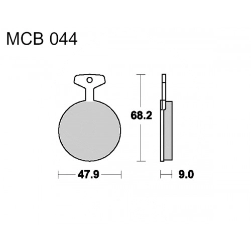 Колодки гальмівні TRW Lucas MCB44
